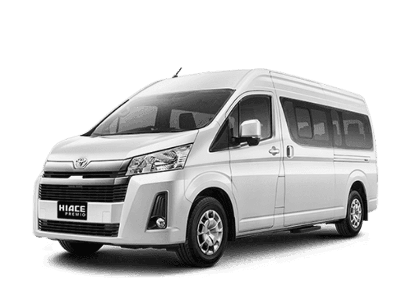Toyota Hiace Premio — Mora Bali in-house Premium Van (9 or 13 seats)